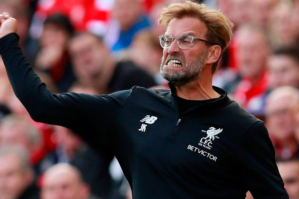 Jurgen Klopp can’t hide his frustration as Liverpool fail to put Burnley away at Anfield. Photo: Reuters