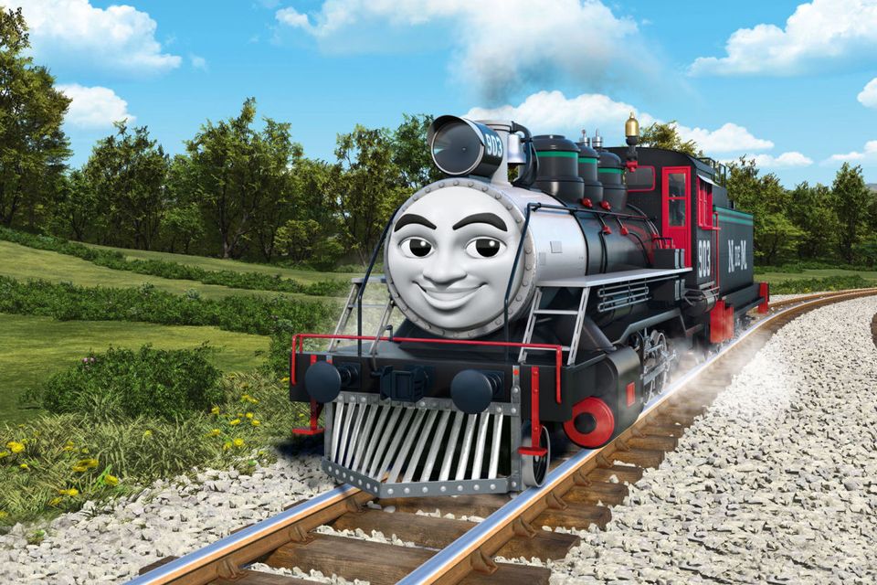 Thomas & Friends - James is a medium-sized engine.His six driving