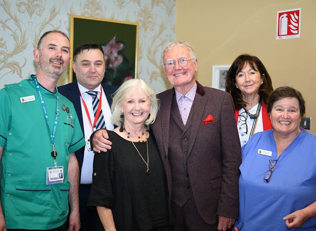 Fair City star Bryan Murray and wife Una Crawford O’Brien open dementia-friendly ward at Mater Hospital