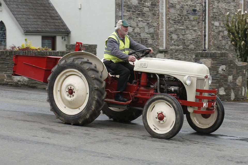 Paddy Kennedy at the Terry Barnes Memorial Tractor Run in Caim.