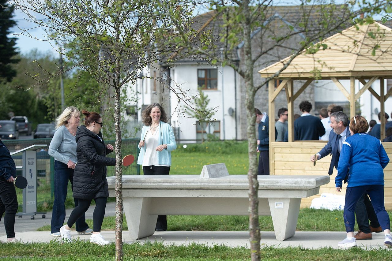 Wexford students add value to their community as gazebo, table tennis ...