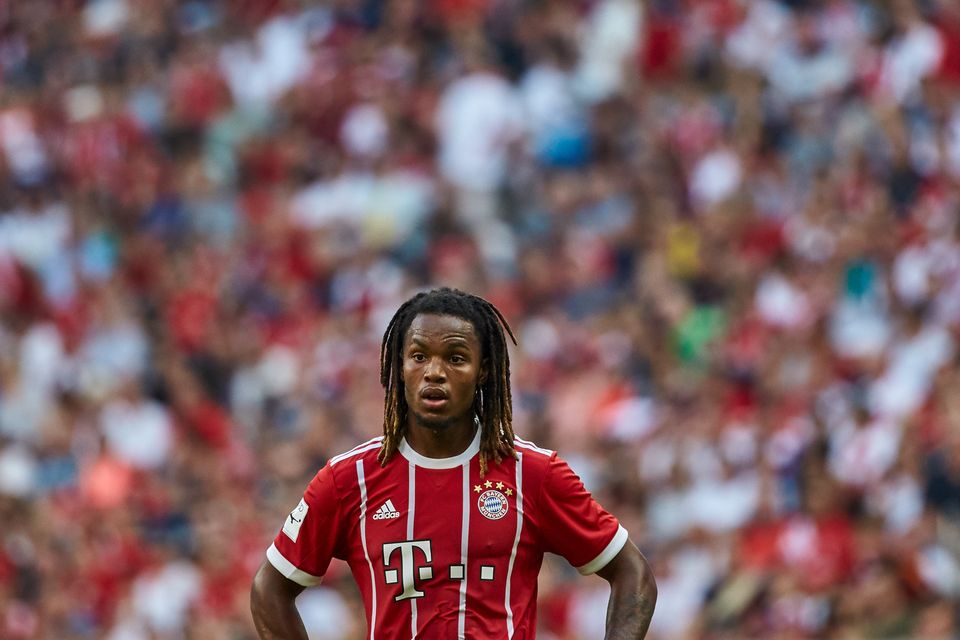 Renato Sanches of Bayern Muenchen looks on during the Audi Cup 2017 match between SSC Napoli and FC Bayern Muenchen at Allianz Arena on August 2, 2017 in Munich, Germany. (Photo by TF-Images/TF-Images via Getty Images)