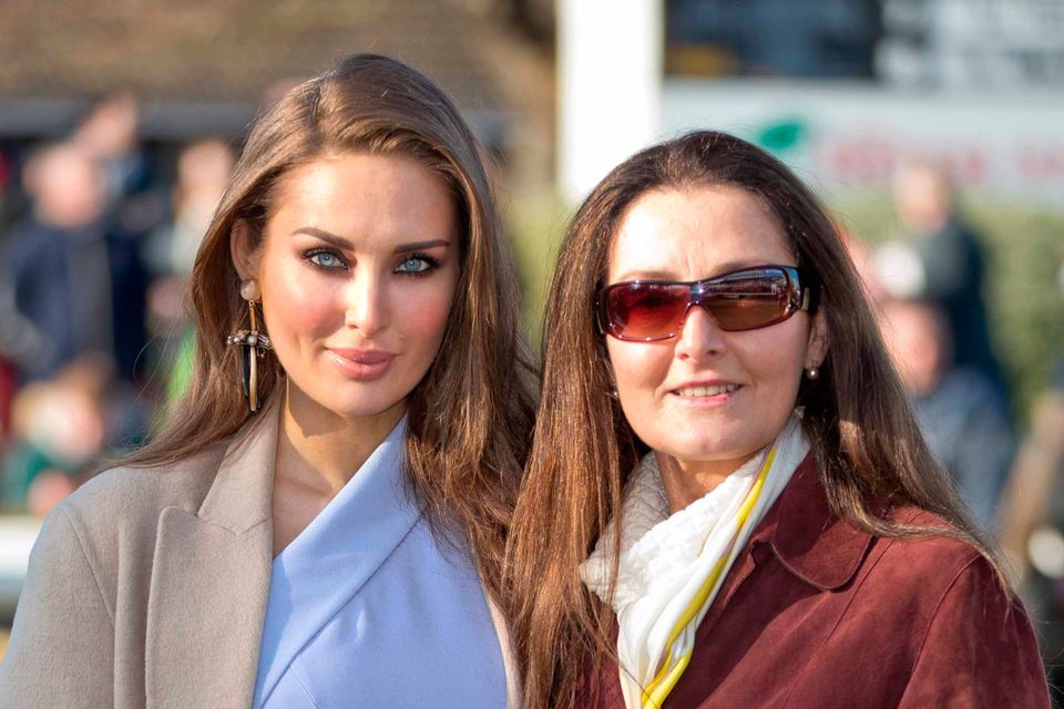 Roz Purcell with her mother Cecily at Leopardstown. Picture: ©INPHO/Morgan Treacy