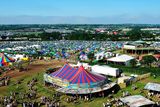 thumbnail: General view of the festival site during day one of Glastonbury Festival at Worthy Farm, Pilton on June 26, 2019 in Glastonbury, England. (Photo by Leon Neal/Getty Images)