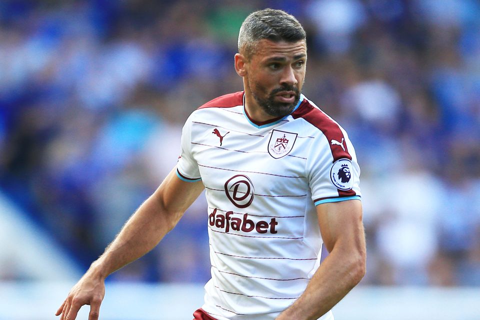 Jonathan Walters is out of Burnley's trip to Tottenham through injury