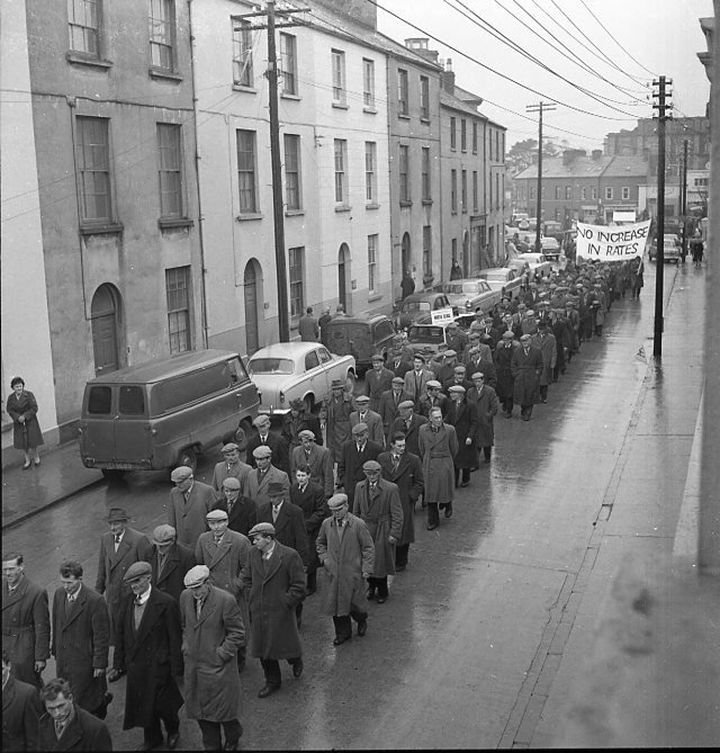 Sligo’s farmers have been marching on various issues for decades