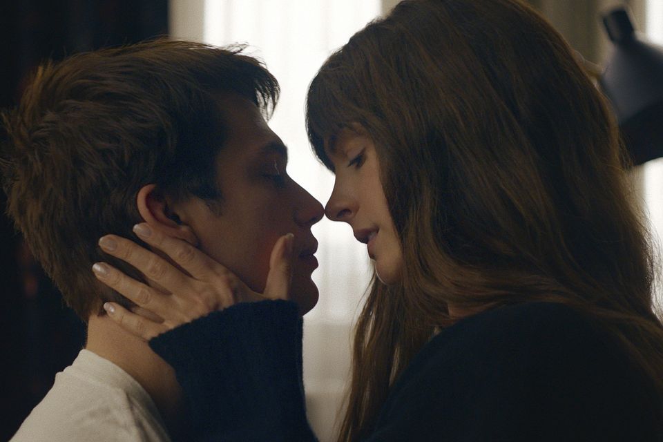 Anne Hathaway and Nicholas Galitzine have chemistry. Photo: Prime Video