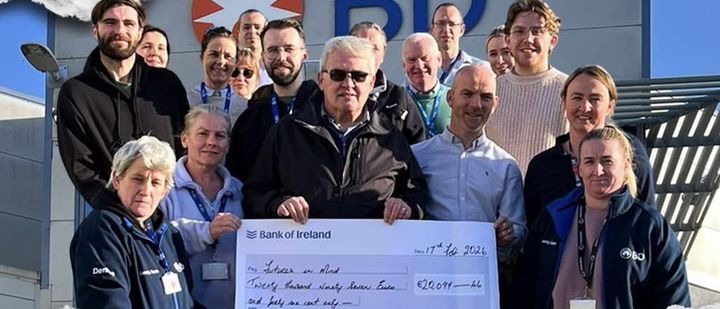 Wexford company raises over €20,000 to provide nearly 300 hours of counselling for people in distress