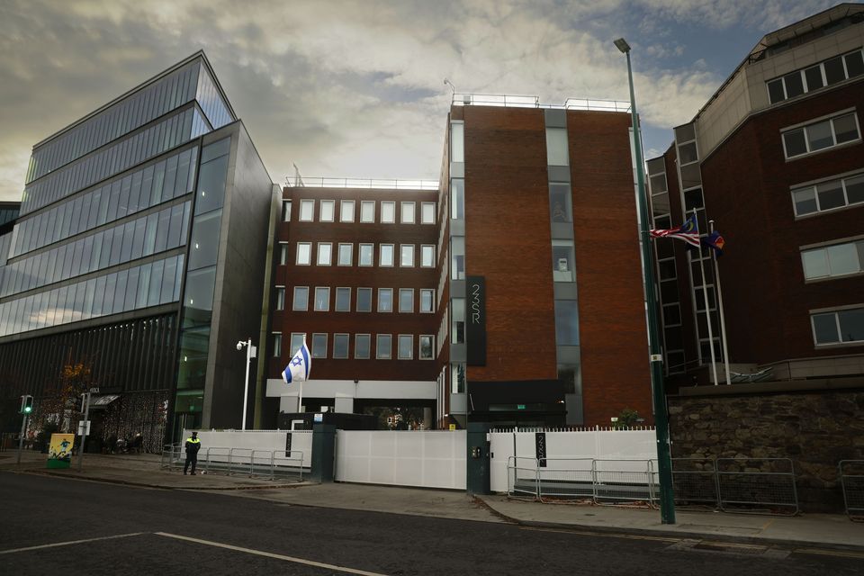 Embassy of Israel to Ireland in Ballsbridge, Dublin. Picture: Arthur Carron