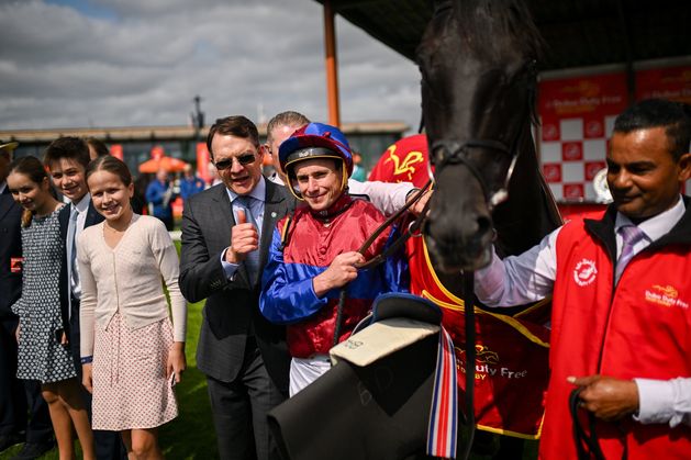 Aidan O’Brien lands sweet 16th Irish Derby success with Los Angeles