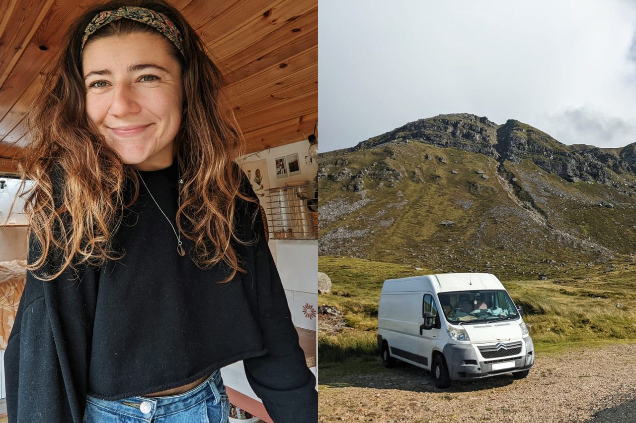 Designer who pays just €230amonth living in her van says she ‘wouldn