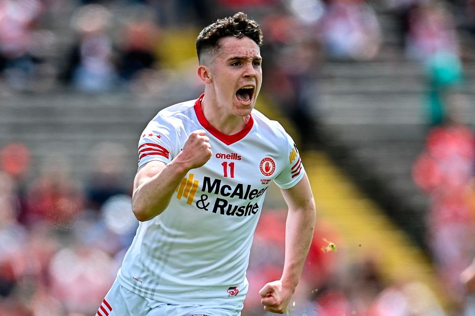 Eoin McElholm scored a vital two points for Tyrone