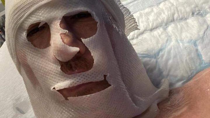 ‘The pain is unbearable’ – victim of boiling water courthouse attack speaks from hospital bed