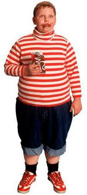 Augustus Gloop fattened up for the 2005 remake