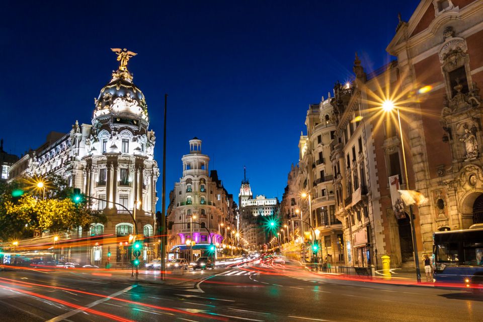 Madrid at night