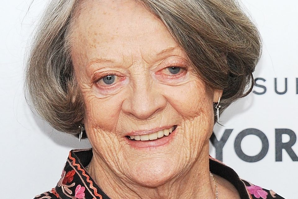 Maggie Smith attends a screening of her film "The Lady In The Van" in 2015 in London, England. Photo by Dave J Hogan/Getty Images