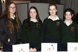 thumbnail: The ‘Family in the Frame’ team from Fermoy’s Loreto Secondary School, winners of the Marketing award.