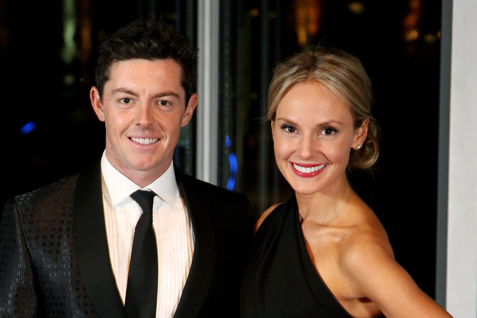 Airtight: Rory McIlroy with Erica Stoll in December 2015 Photo: Darren Kidd /Press Eye