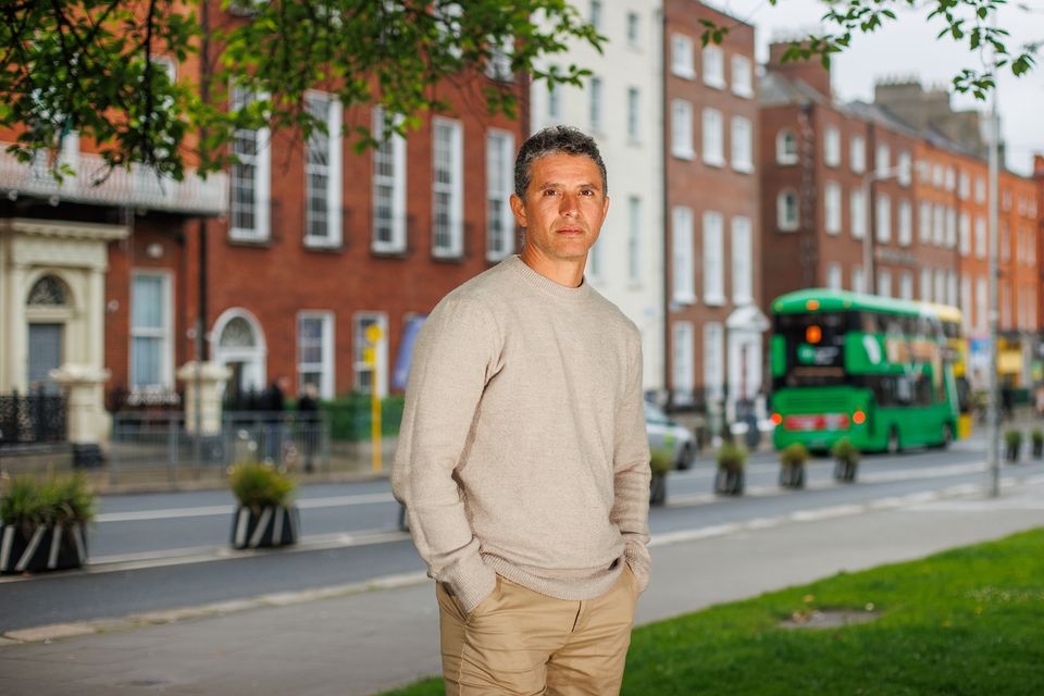 ‘I don’t think [the far right] represent the mood and feeling of Ireland at all’: Caio Benicio, who intervened in a knife attack last year, is running as a councillor for Fianna Fáil in the north inner city. Photo: Mark Condren