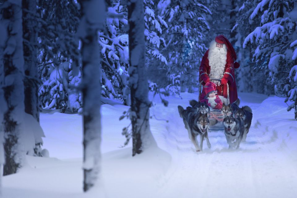 Santa Claus in his official hometown of Rovaniemi
