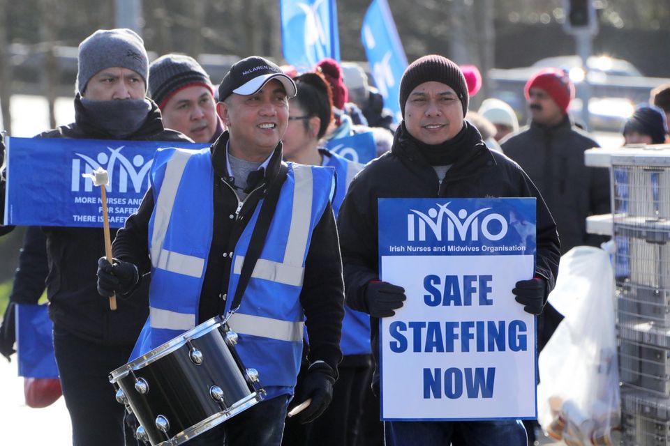 Protests: Nurses have staged several strikes