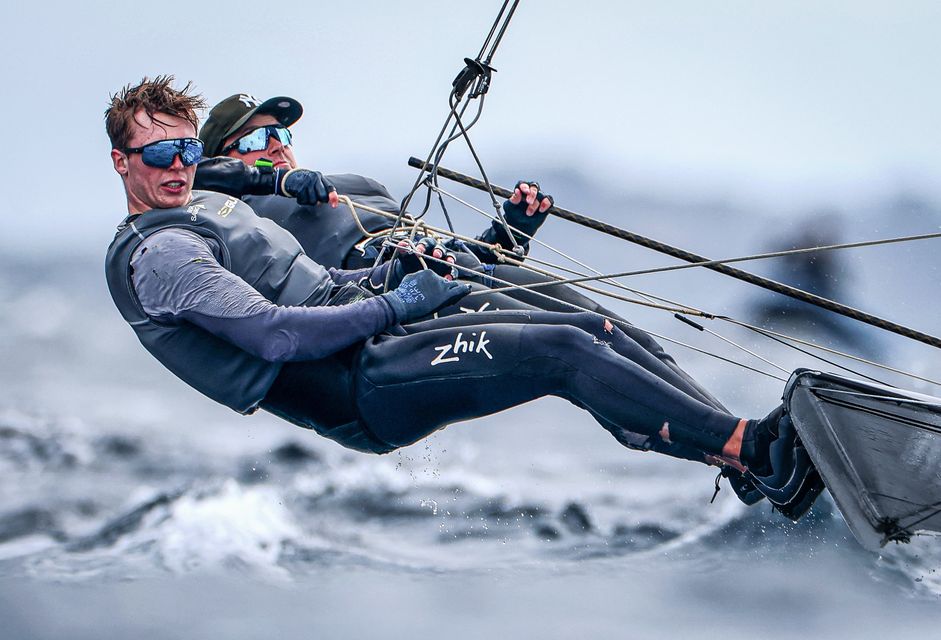 Ireland’s Ben O'Shaughnessy and Ethan Spain   