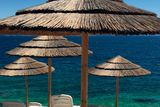 thumbnail: You can rent a lounger and straw umbrella on Lanterna beach