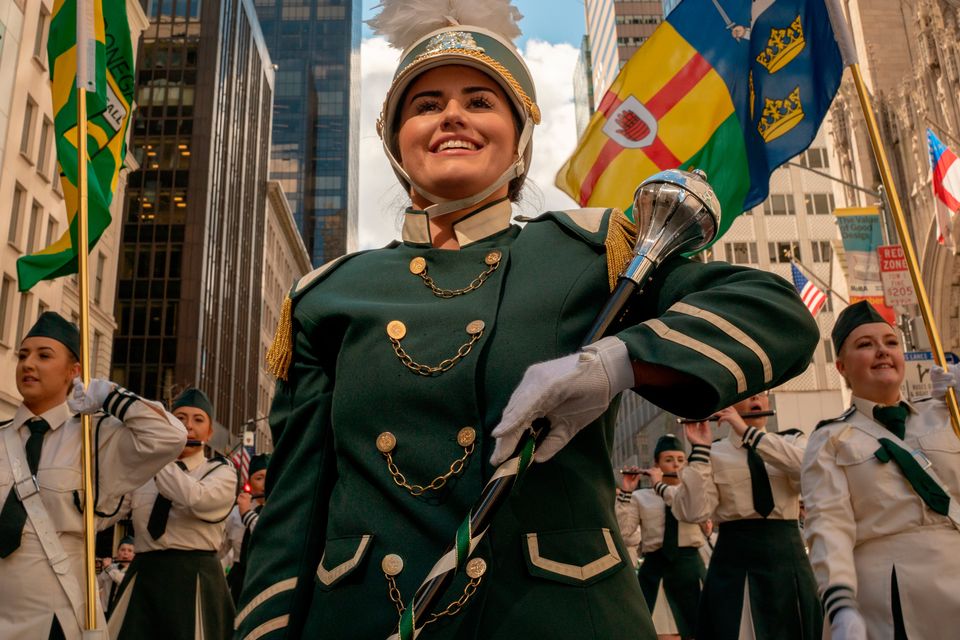 Chicago, Illinois, USA - March 16, 2019: St. Patrick's Day Parade