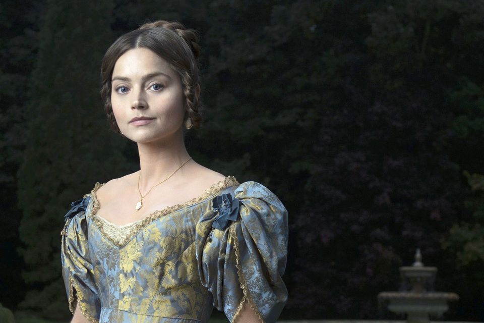 princess polly baby blue dress Jenna Coleman Wore Markarian To The Chaumet Cocktail Party