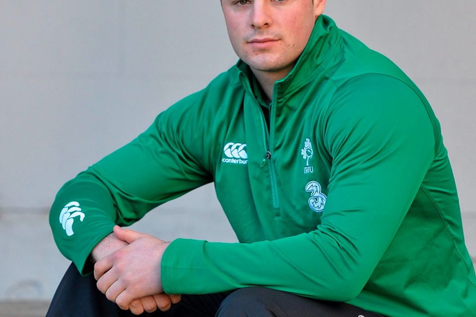 Robbie Henshaw after a press conference