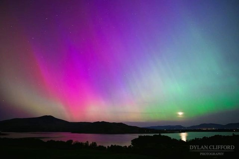 Northern Lights may be visible across Ireland this weekend