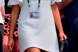 thumbnail: Kim Sears, wife of Britain's Andy Murray arrives at Centre Court to watch her husband play against Kazakhstan's Mikhail Kukushkin during their men's singles first round match on day two of the 2015 Wimbledon Championships