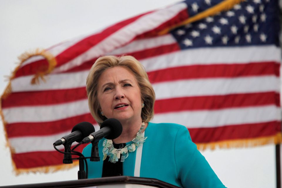 US Democratic presidential candidate Hillary Clinton. Photo: Reuters