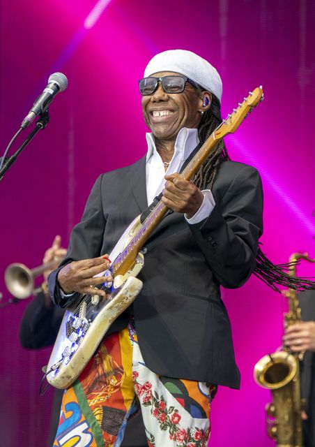 Nile Rodgers and Chic perform (Jane Barlow/PA)