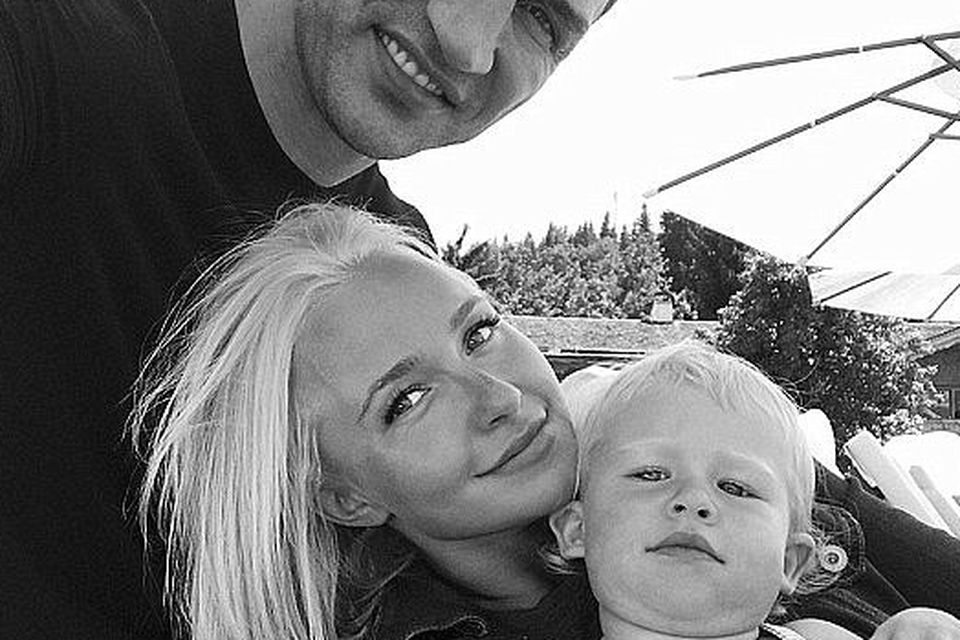 Hayden Panetierre with fiancé Wladimir Klitschko and daughter Kaya
