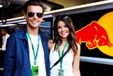 thumbnail: Louis Tomlinson, singer, with girlfriend Danielle Campbell at the Red Bull Racing garage during qualifying for the Monaco Formula One Grand Prix at Circuit de Monaco on May 28, 2016 in Monte-Carlo, Monaco.  (Photo by Mark Thompson/Getty Images)