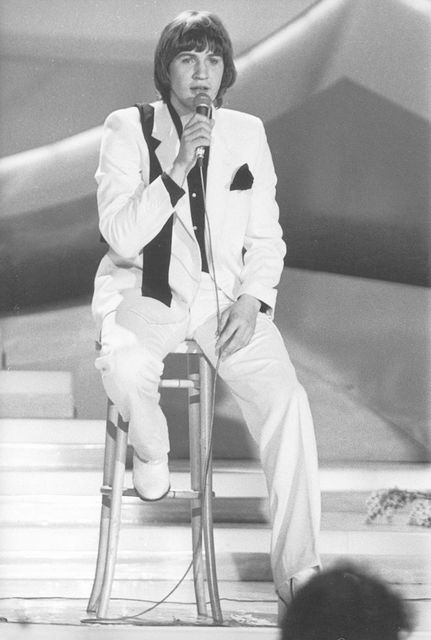 Johnny Logan winning the Eurovision Song Contest in The Hague in 1980 with 'What's Another Year?'. Photo: Keystone/Hulton Archive/Getty Images