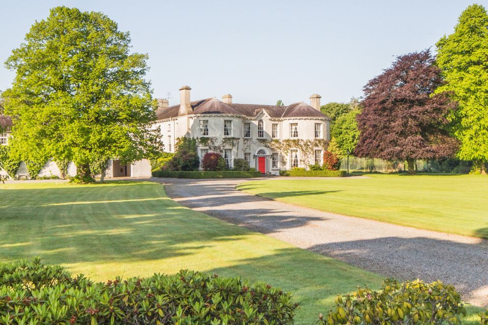 €4.35m: An exterior shot of Dowdstown House.