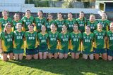 thumbnail: The Knockananna team ahead of the Wicklow Camogie Junior championship final. 