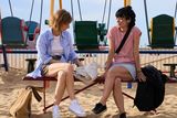 thumbnail: Gabby Best and Lily Allen in 'Dreamland', which is set in the English seaside town of Margate. Photo: Sky