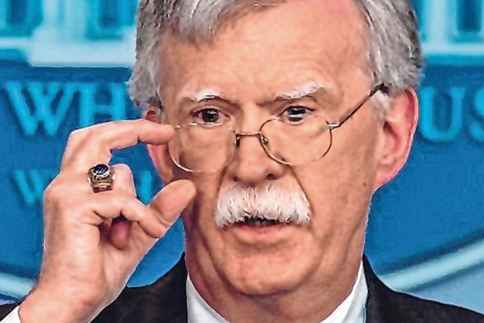Wake up call: US national security adviser John Bolton has sounded warnings about Chinain