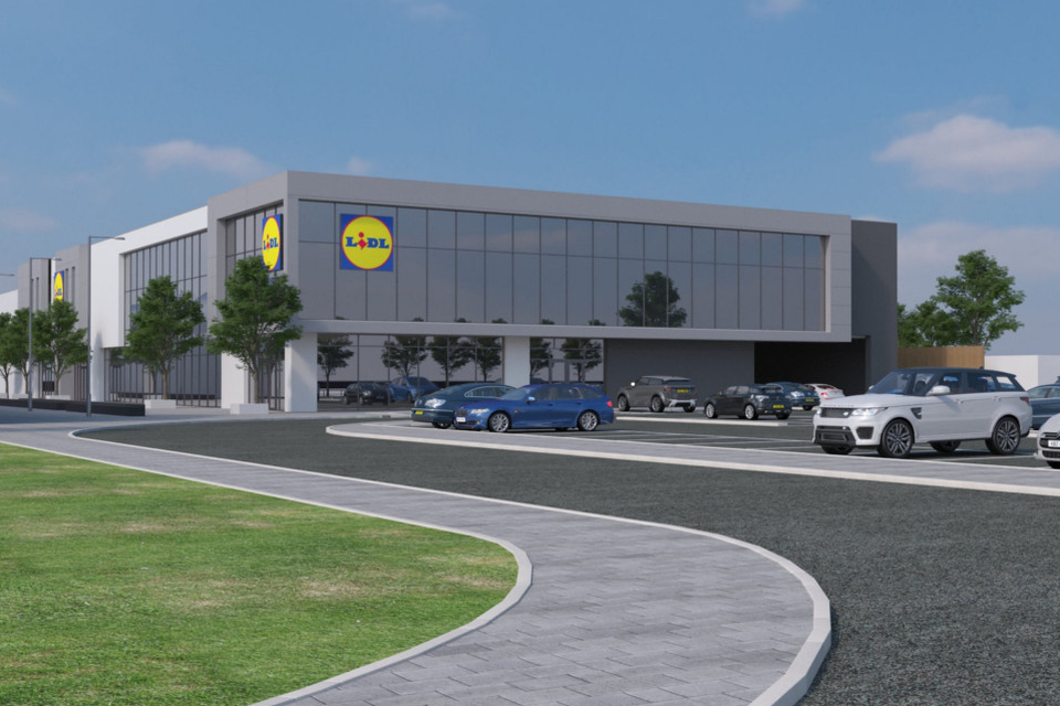 Plans for the new €11 million Lidl in Lusk