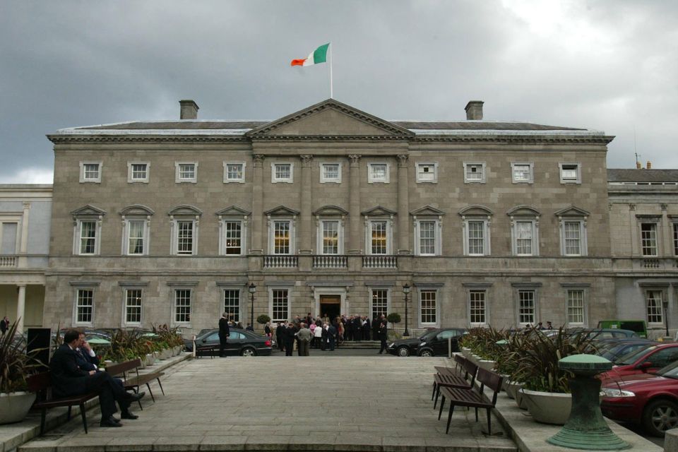 Leinster House. Stock image