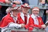 thumbnail: 29 March 2015; Cork supporters at the game. Allianz Football League, Division 1, Round 6, Cork v Mayo. P?irc U? Rinn, Cork. Picture credit: Matt Browne / SPORTSFILE