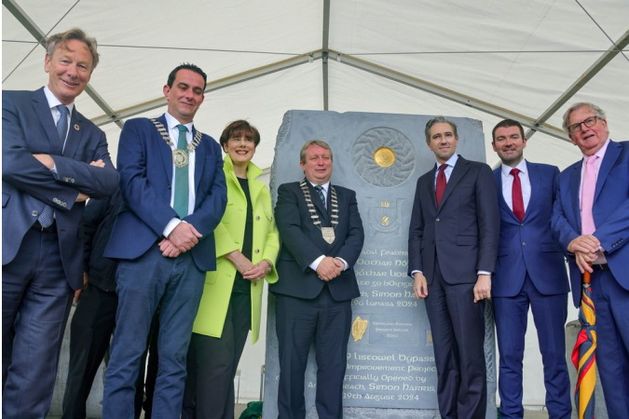 Taoiseach Simon Harris officially opens the new Listowel bypass