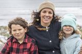 thumbnail: Aoife Porter with her two children, Oisin and Saorla pictured in Strandhill. Pics: Donal Hackett