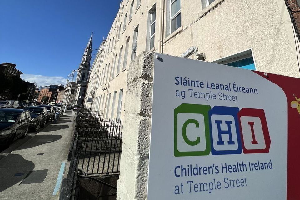 Above, CHI Ireland at Temple Street