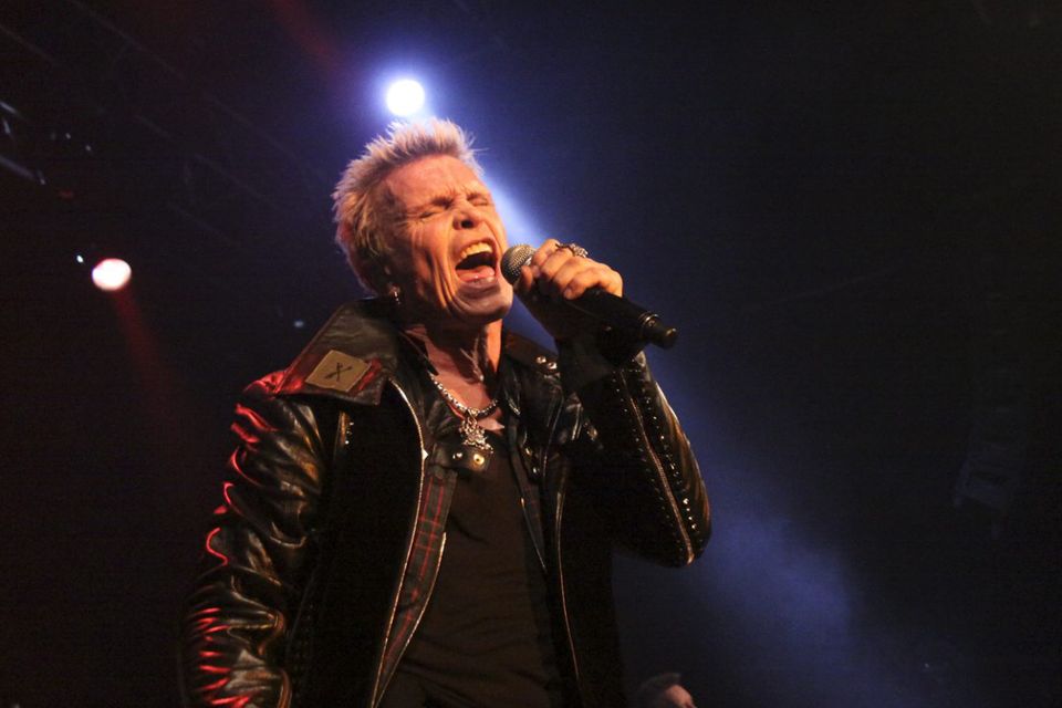 billy idol sneer