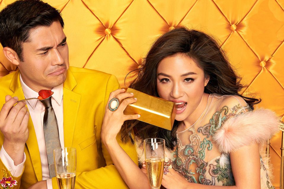 Henry Golding and Constance Wu in the 'Crazy Rich Asians' movie