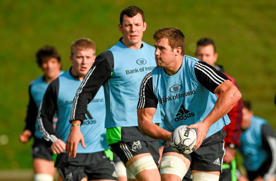CJ Stander - seen here during training in Limerick this week - has been one of Munster's outstanding performers this season